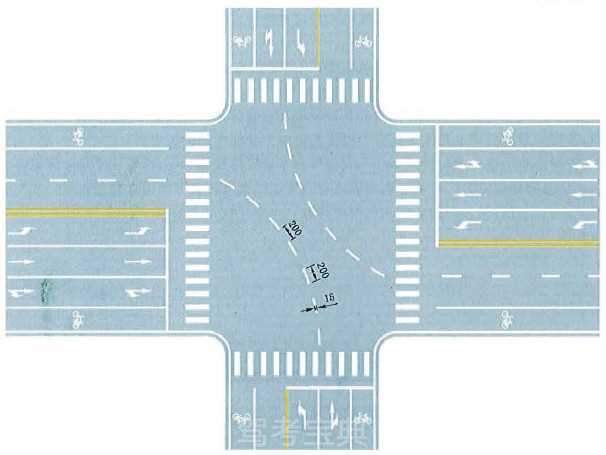 路口导向线